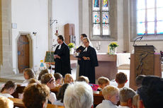 Ökumenischer Einschulungsgottesdienst in St. Crescentius (Foto: Karl-Franz Thiede)